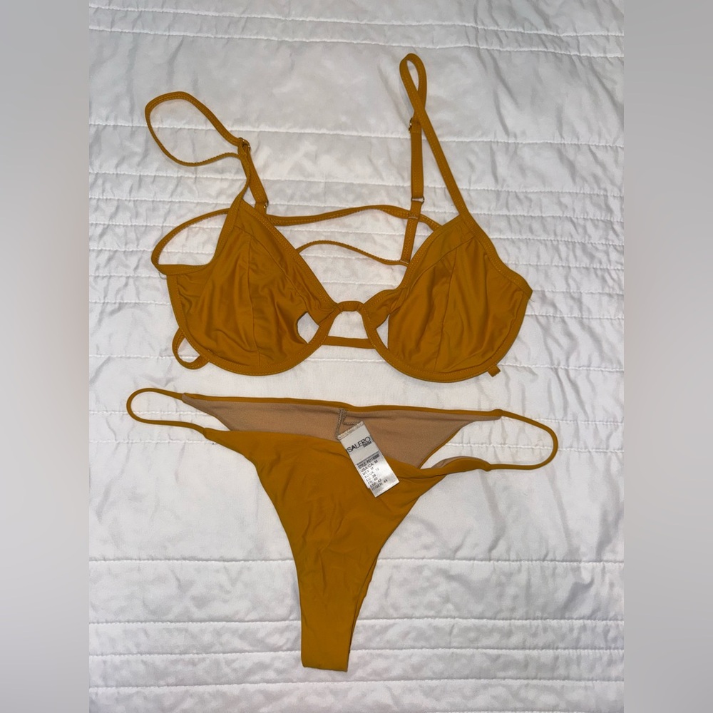 Salero swim yellow Bikini Set